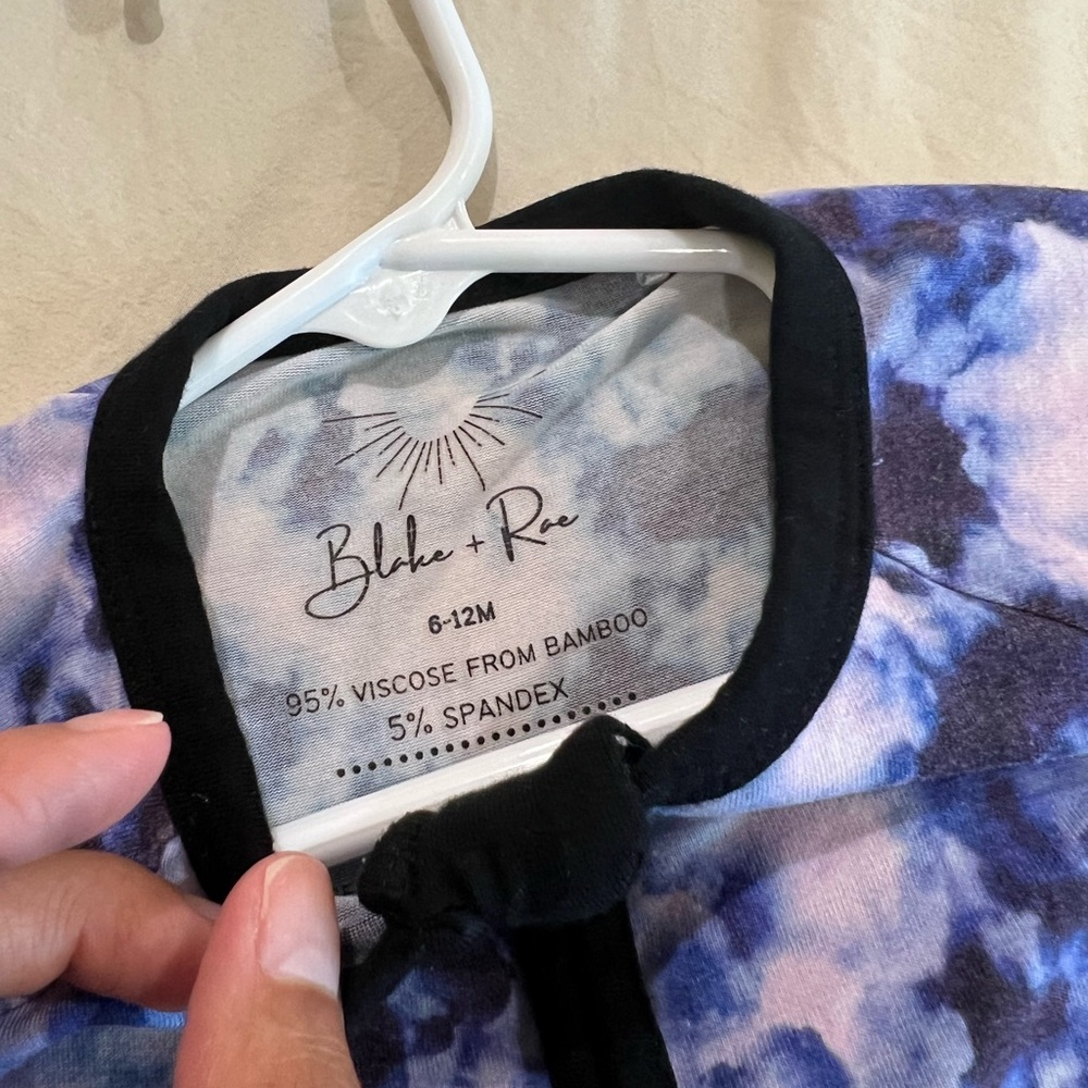 Blake and Rae Tie-Dye bamboo sleeper